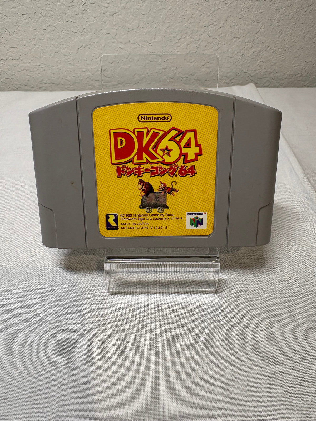 Japanese Donkey Kong 64 With Box & Manual