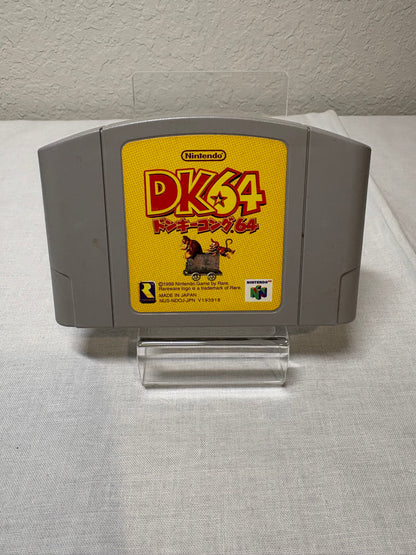 Japanese Donkey Kong 64 With Box & Manual