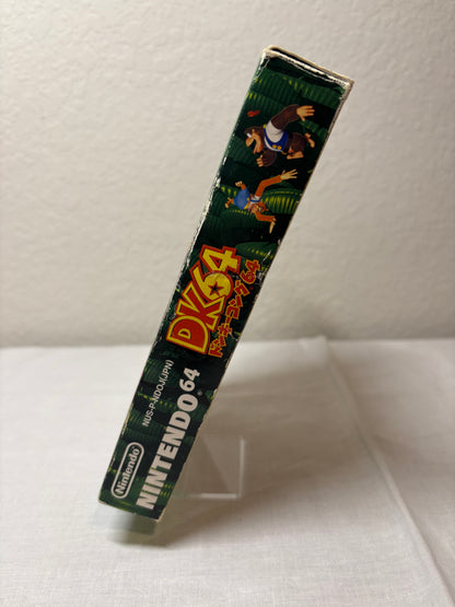 Japanese Donkey Kong 64 With Box & Manual
